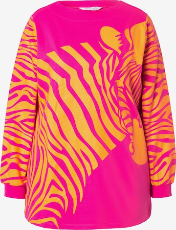 MIAMODA Sweatshirt in Purple: front