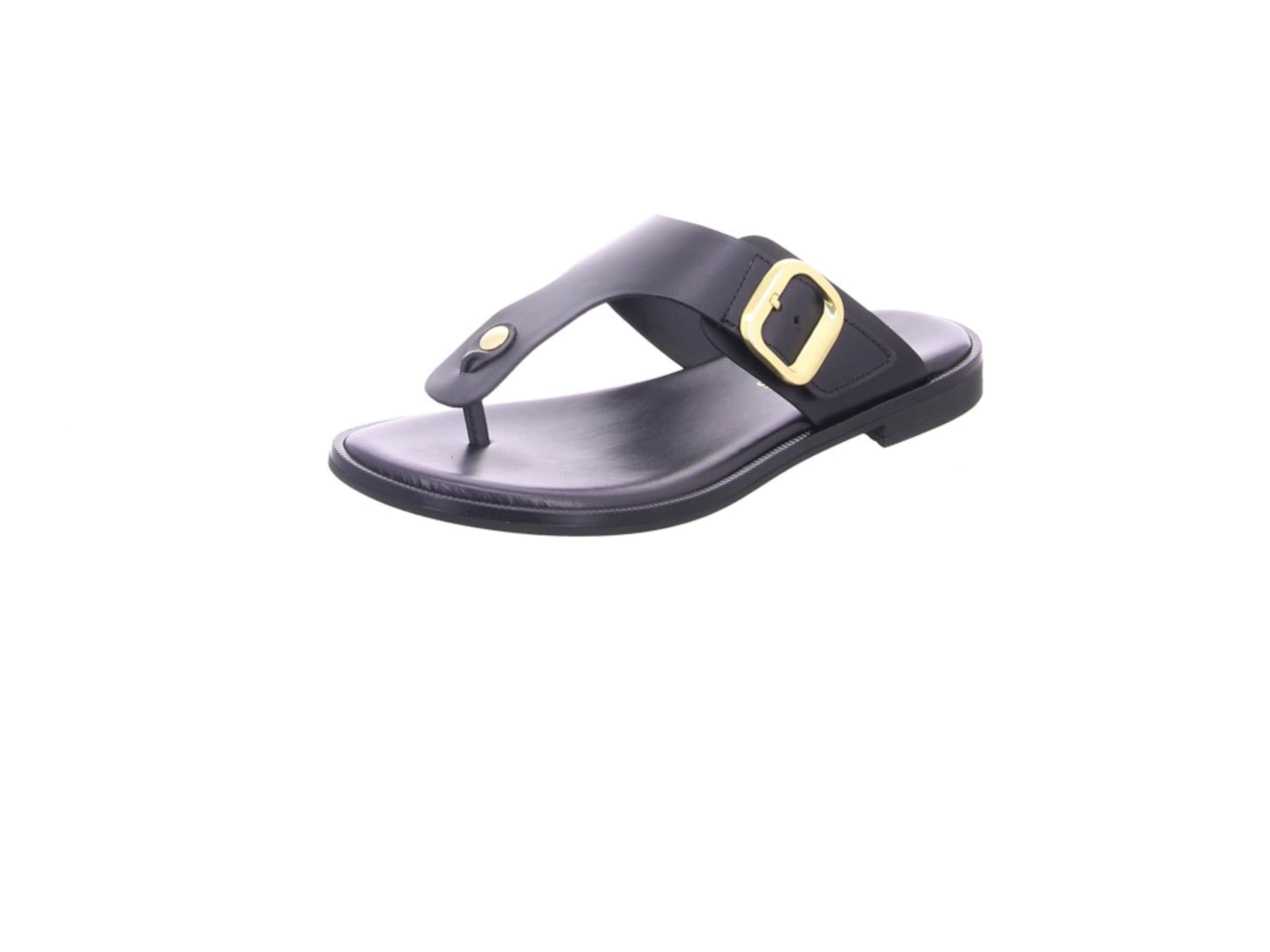 GABOR Teenslipper in Zwart: voorkant
