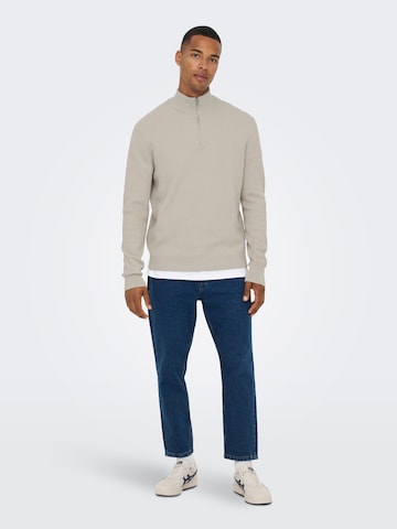 Only & Sons Pullover 'Phil' i grå