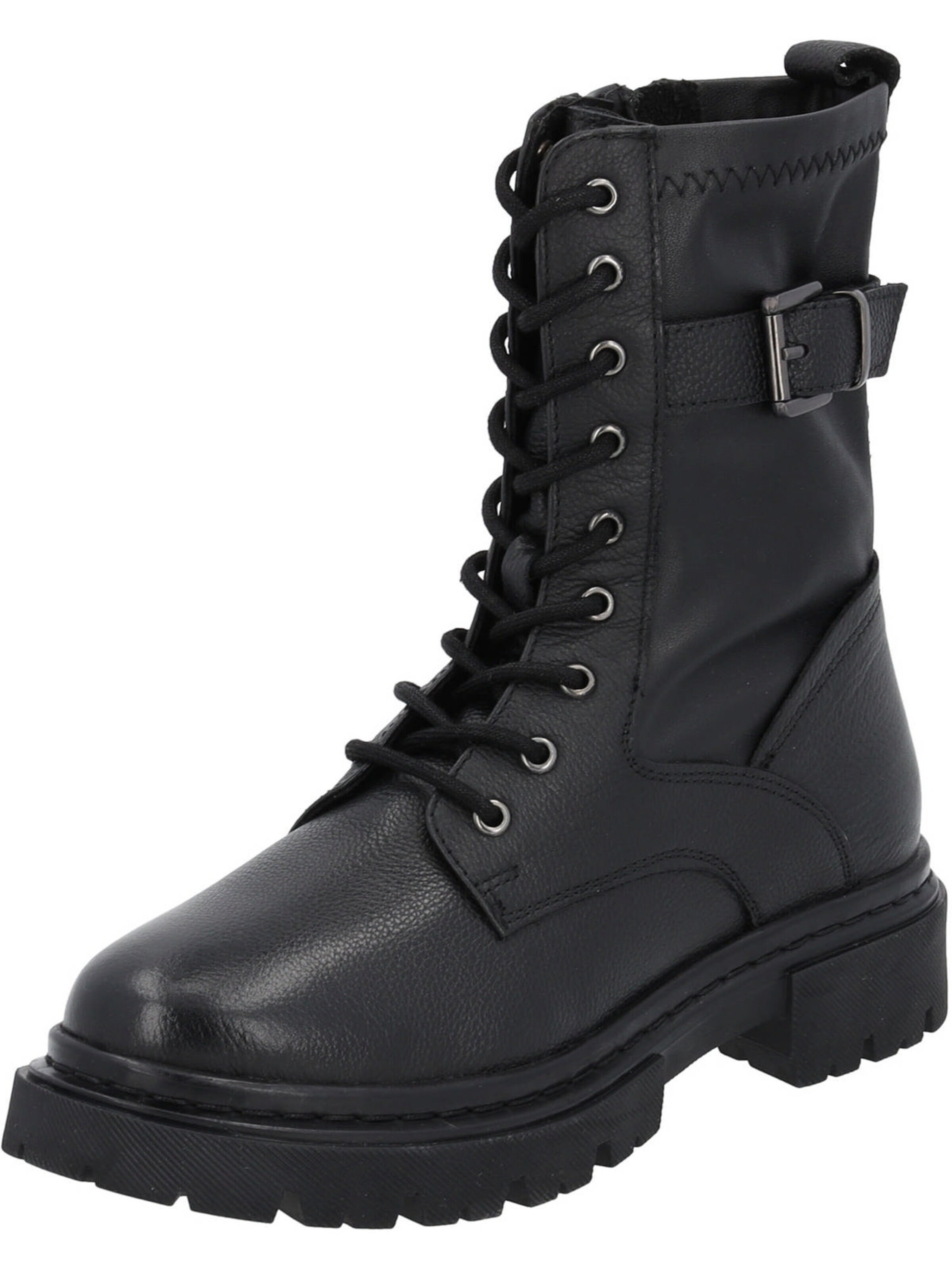 Palado - Botines con cordones 'Palado Olepas' en negro: frente