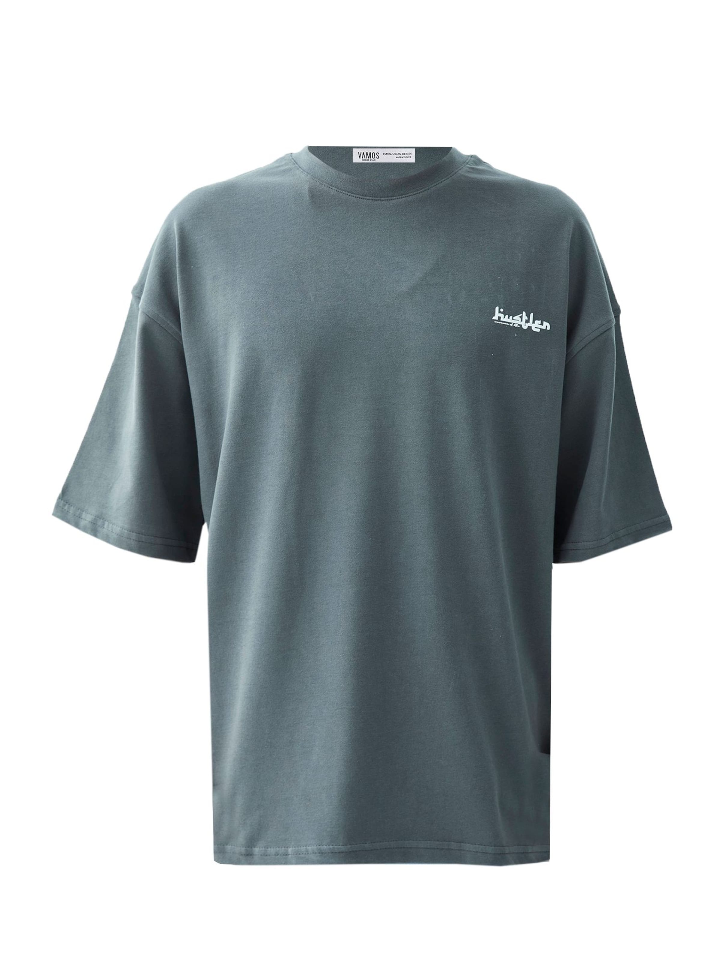 VAMOS CLO Tričko - Sivá: predná strana