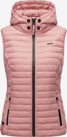 Gilet 'Hasenpfote' MARIKOO en rose : devant