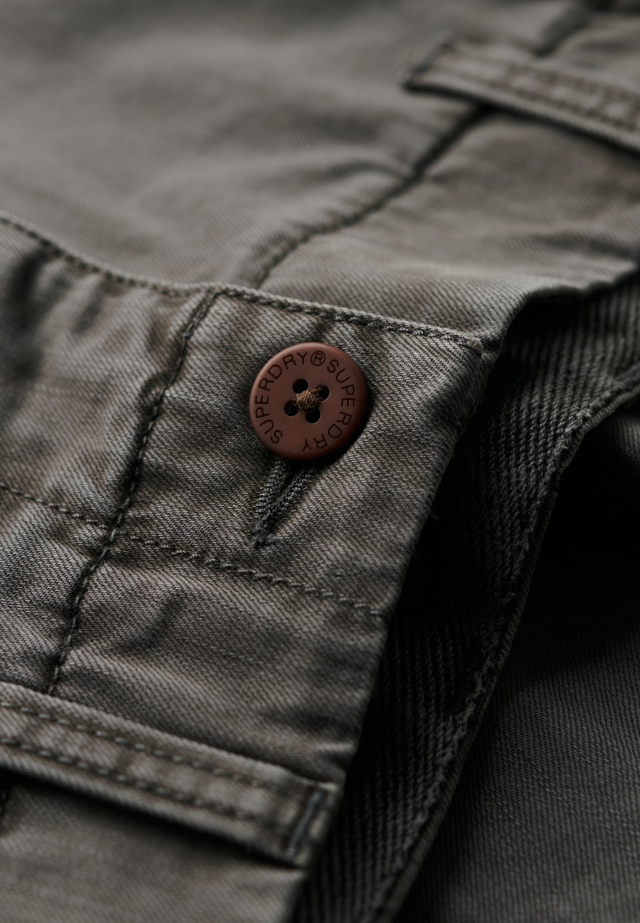 Superdry Regular Chino Pants in Grey