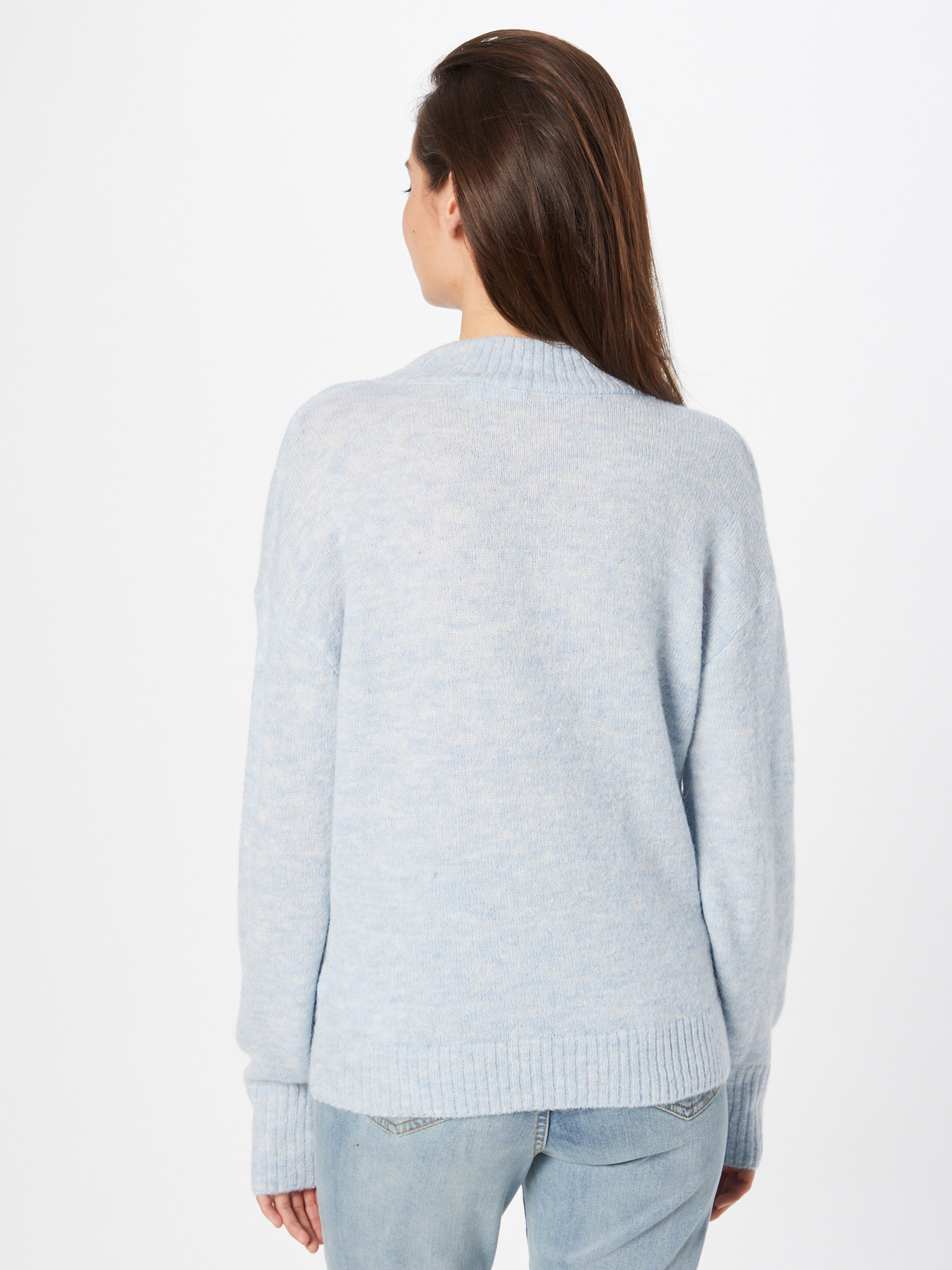 Odzież Kobiety ICHI Sweter w kolorze Jasnoniebieskim 