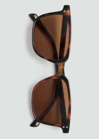 MANGO MAN Sonnerbrille 'Bosco' in Braun
