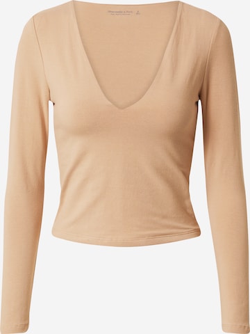 Abercrombie & Fitch Shirt in Brown: front