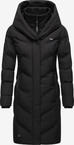 Ragwear Зимнее пальто 'Natalka' в Черный: спереди