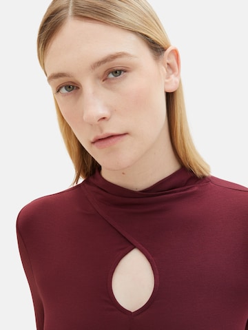 TOM TAILOR Shirt in Red