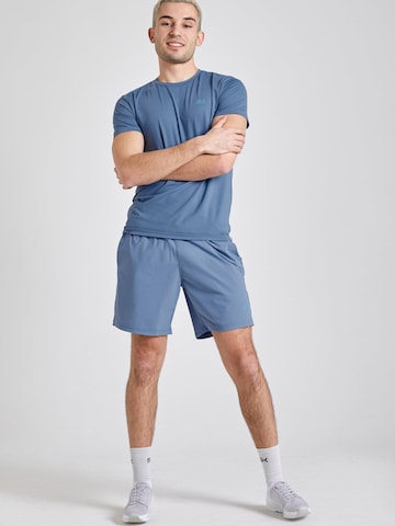 SPORTKIND Regular Workout Pants 'Shorts regular' in Grey: front