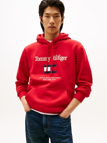 TOMMY HILFIGER Mikina - Červená: predná strana
