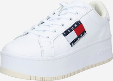 Tommy Jeans Sneakers laag in Wit: voorkant