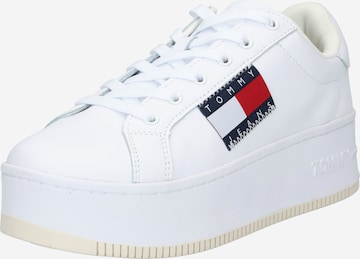 balta Tommy Jeans Sportbačiai be auliuko: priekis