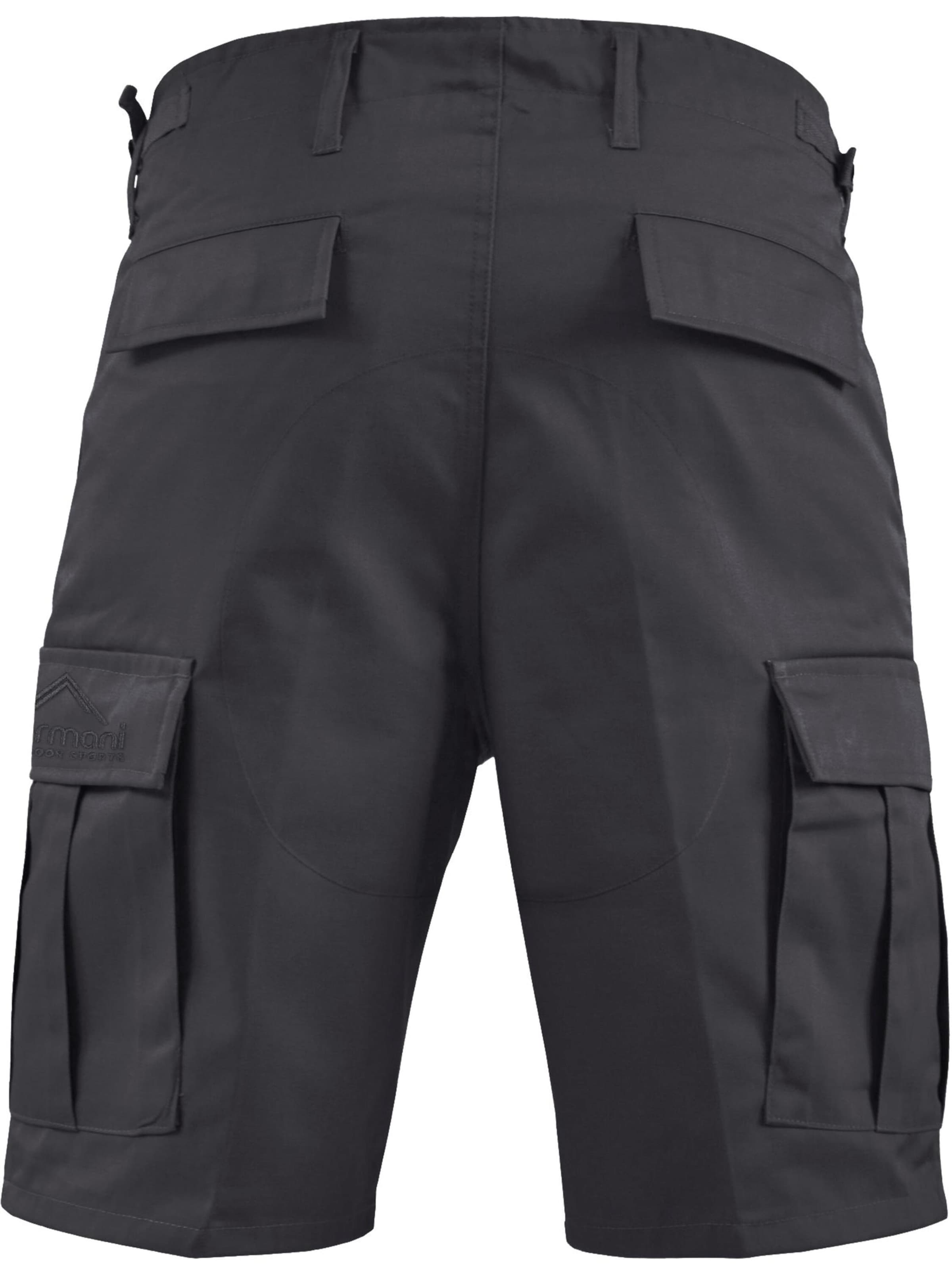 normani Regular Outdoorbroek 'Dasht' in Zwart