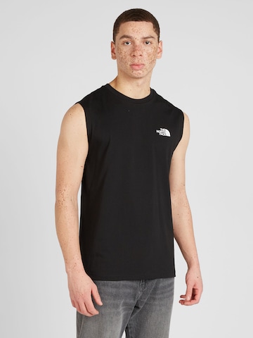 THE NORTH FACE - Camiseta 'Simple Dome' en negro: frente