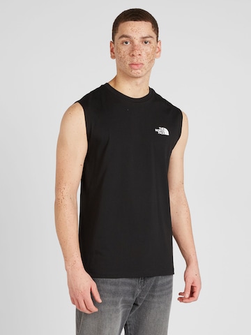 THE NORTH FACE Shirt 'Simple Dome' in Zwart: voorkant