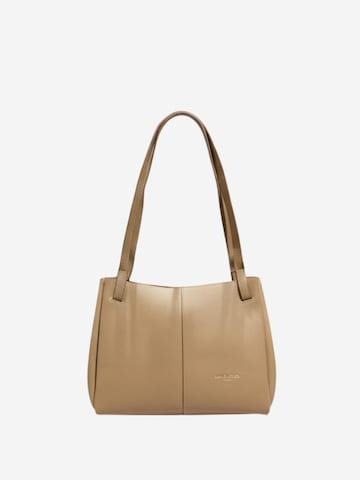 LANCASTER ParisShopper torba 'Lancaster Sac cabas épaule S Sierra Haus Sable' - bež boja: prednji dio