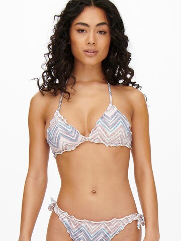 Triangle Hauts de bikini 'ANDREA' ONLY en rose : devant