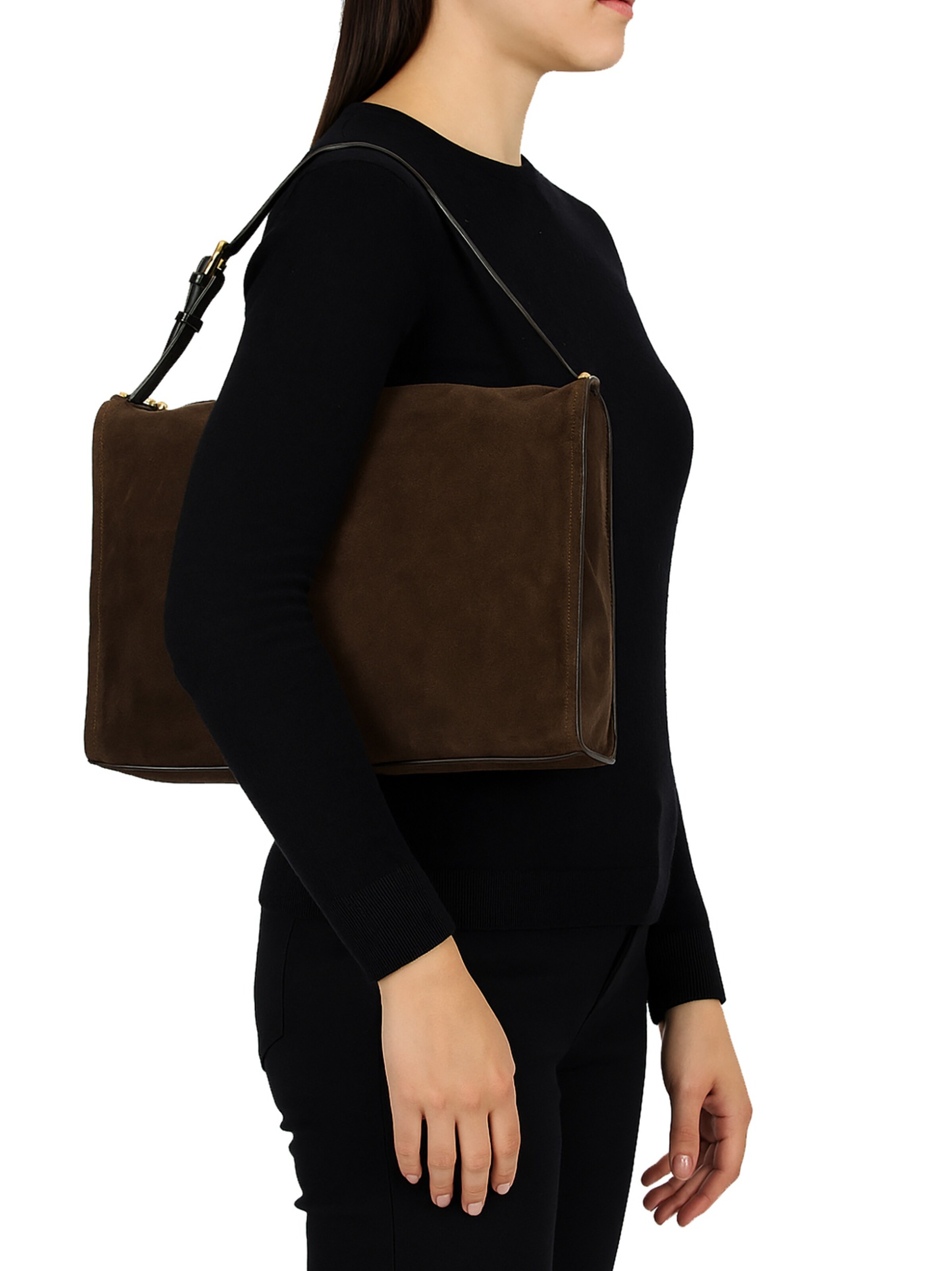 Borsa a spalla di Gave Lux in marrone