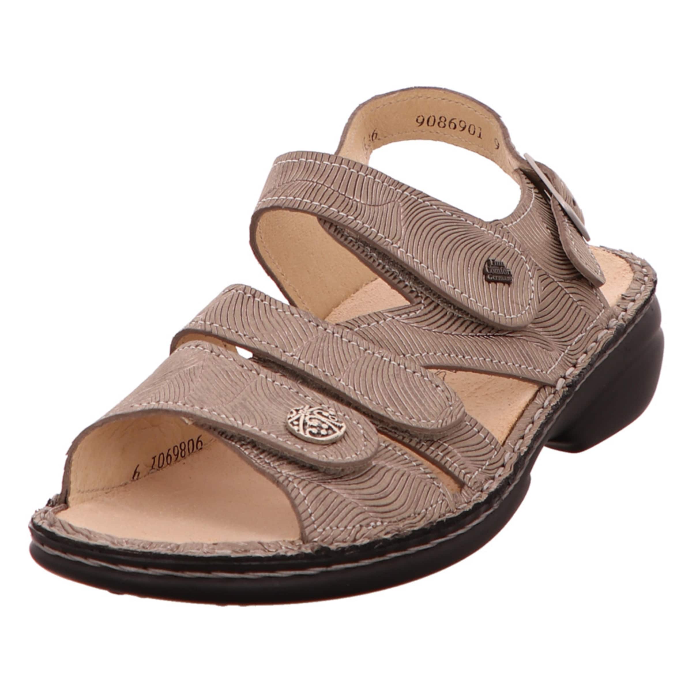 Finn Comfort Sandale 'Gomera' in Beige: Vorderseite
