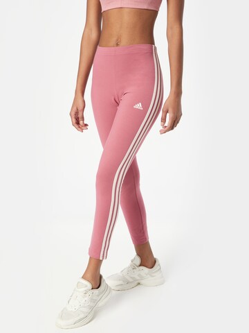 ADIDAS SPORTSWEAR Skinny Sportovní kalhoty 'Essentials' – pink: přední strana