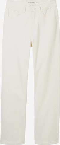 TOM TAILOR Slimfit Jeans in Wit: voorkant