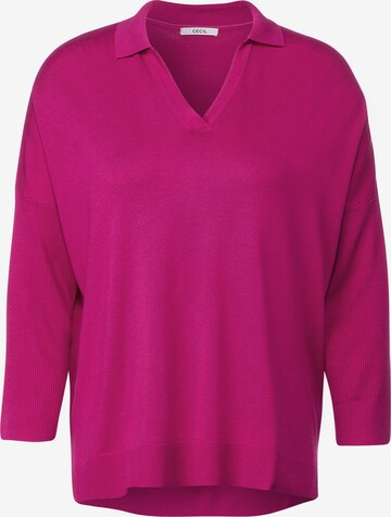 Pull-over CECIL en rose : devant