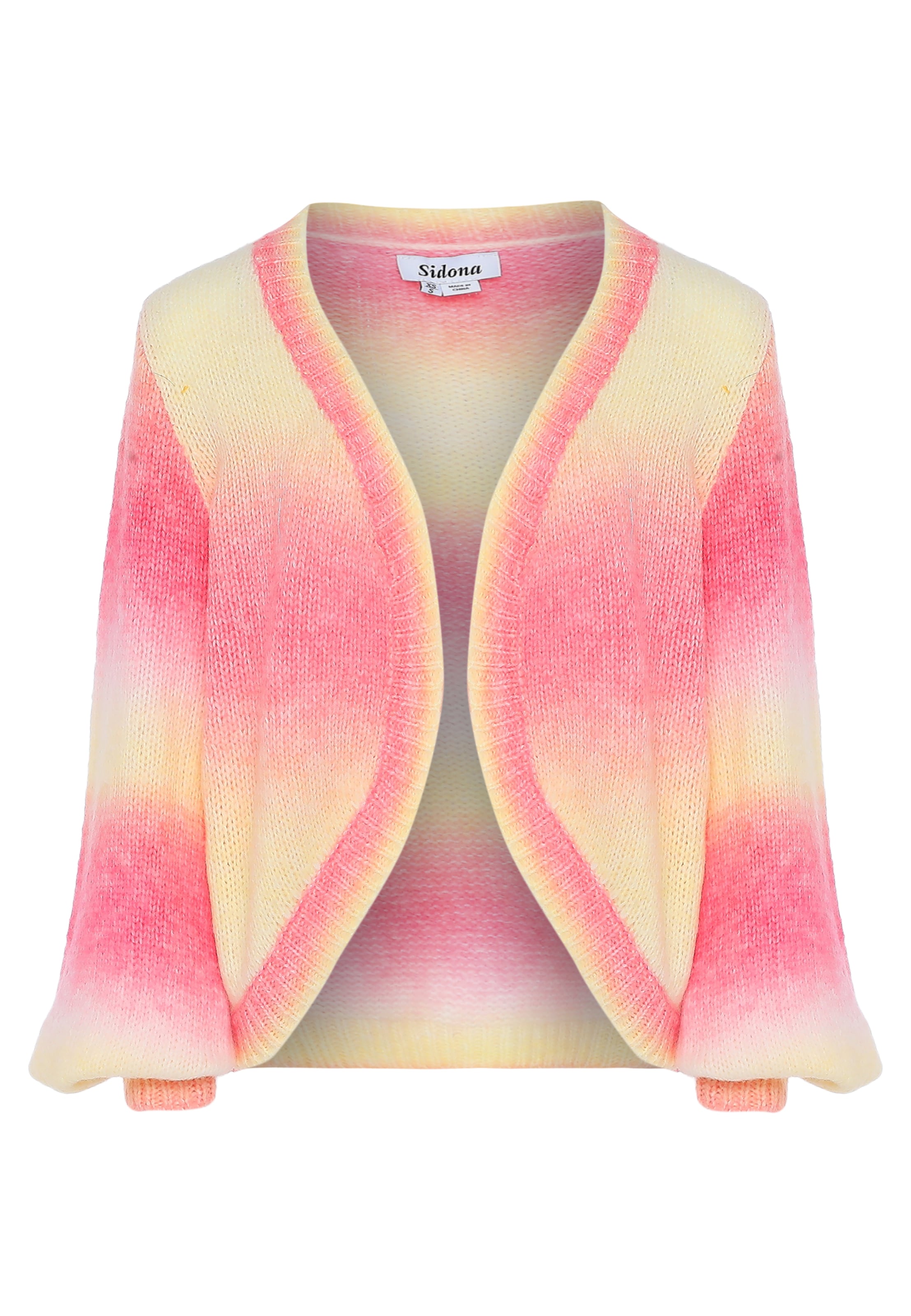 Sidona - Casaco de malha em amarelo: frente