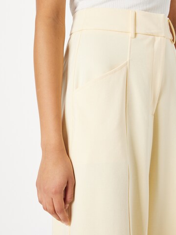 ICHI Wide Leg Hose in Beige