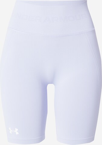 UNDER ARMOUR Skinny Sportbroek in Lila: voorkant