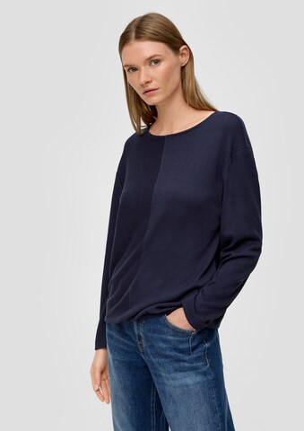 Sweat-shirt s.Oliver en bleu