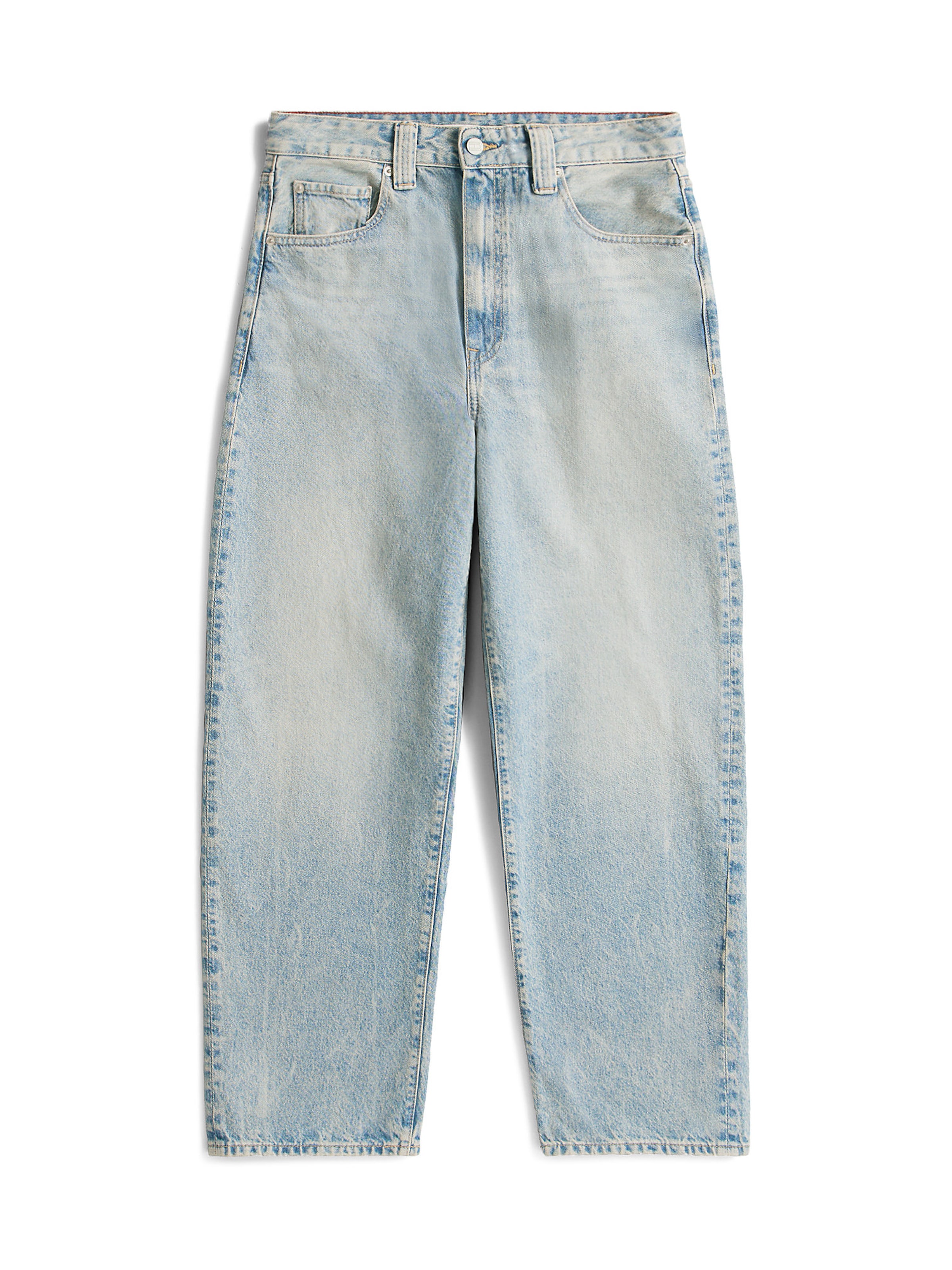 TOMMY HILFIGER Loosefit Jeans in Blauw: voorkant