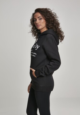 Merchcode Sweatshirt 'Equality Definition' in Schwarz