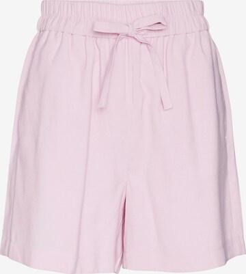 VERO MODA Loosefit Kalhoty 'CARMEN' – pink: přední strana