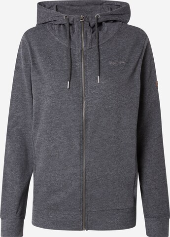 Pepe Jeans Zip-Up Hoodie 'ANNE' in Grey: front