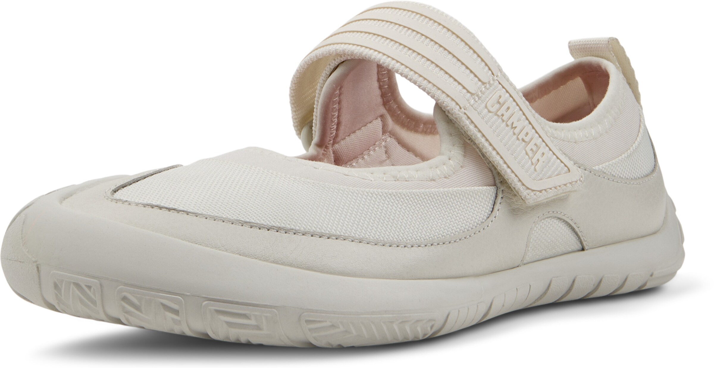 CAMPER Ballerina 'Peu Path' in Weiß: Vorderseite