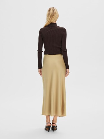 SELECTED FEMME Skirt in Beige