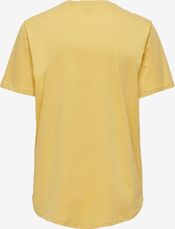 Only & Sons Regular fit T-shirt 'MATT' i gul