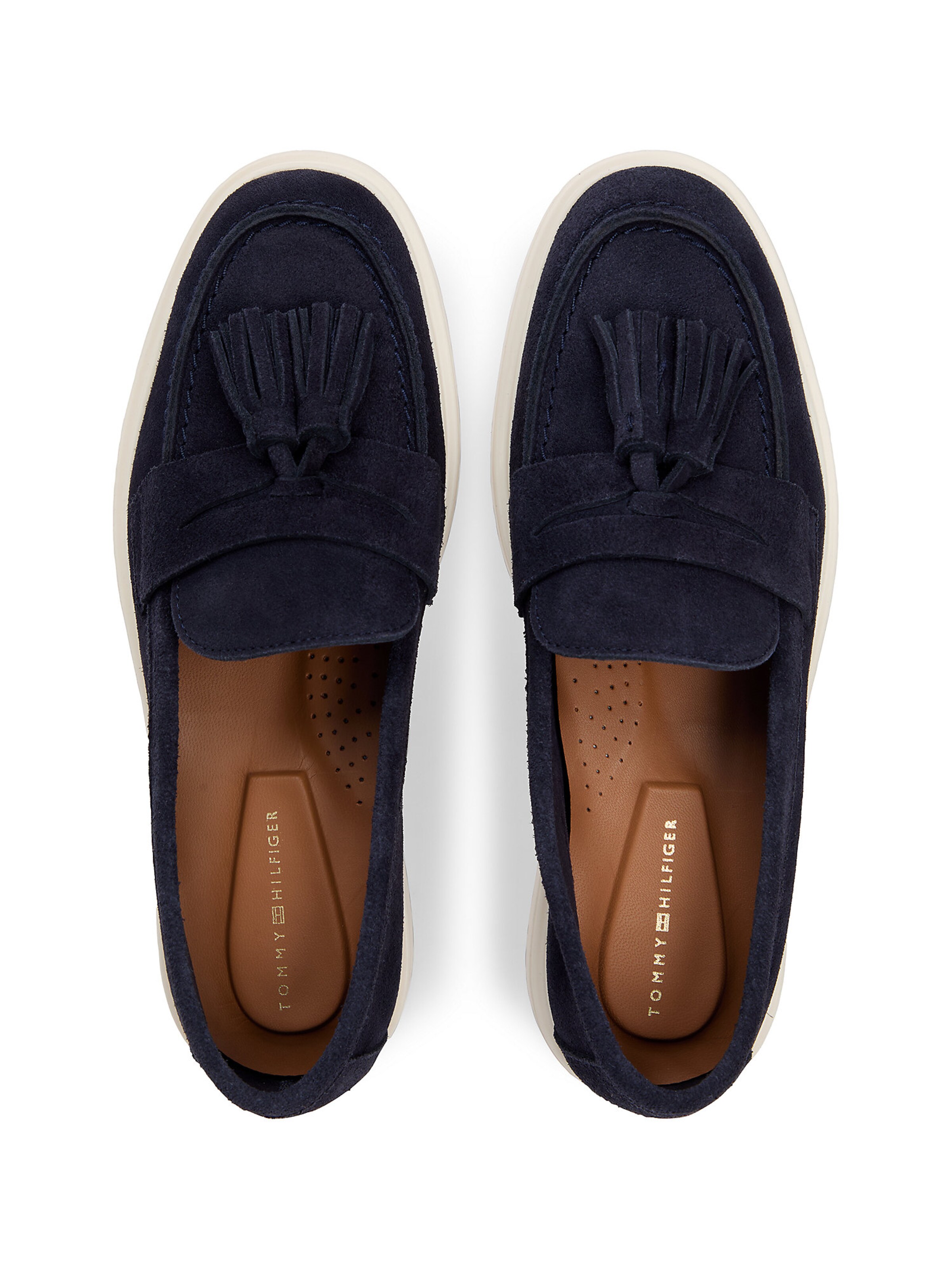 TOMMY HILFIGER Slipper in Blau