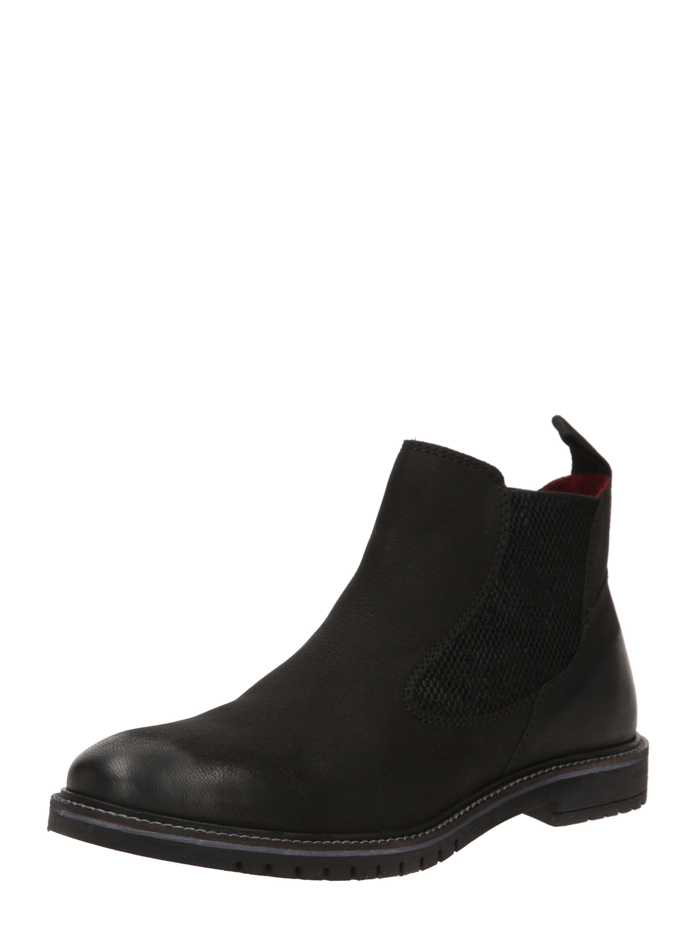 bugatti Chelsea boty 'Caj' – černá: přední strana