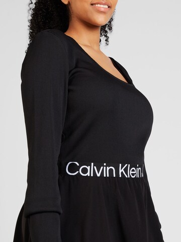 Calvin Klein Jeans Curve Dress in Black