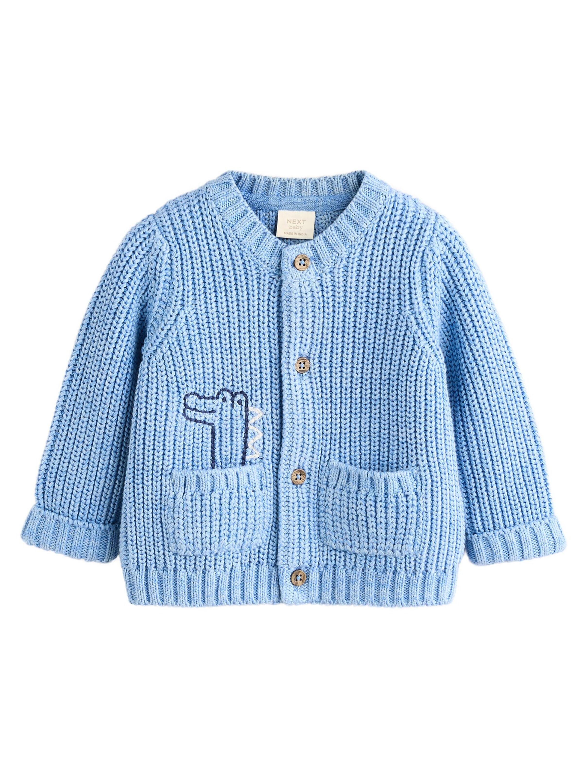 Next Вязаная кофта в Синий: спереди