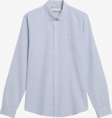 ARMEDANGELS Regular Fit Hemd QUAASA STRIPES in Blau: Vorderseite