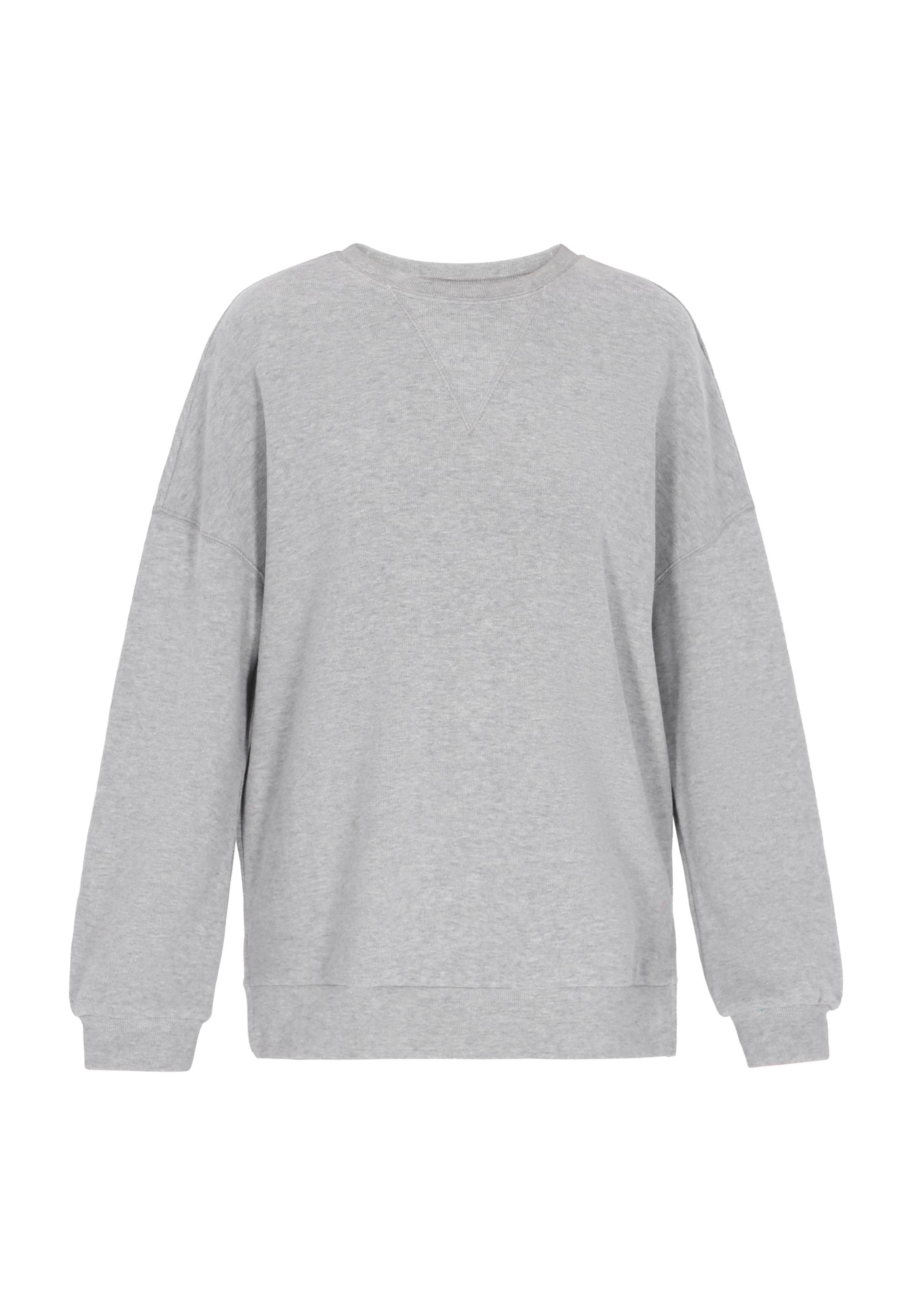 Sweat-shirt Jika en gris : devant