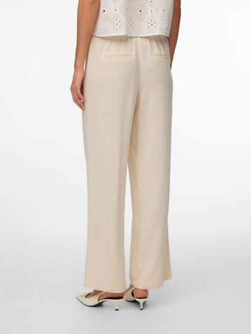 VERO MODA - Pierna ancha Pantalón plisado 'VMSissevera' en beige