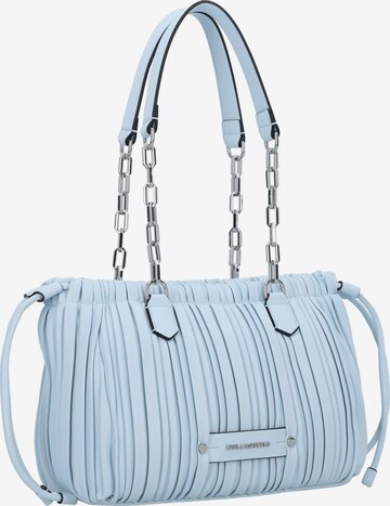 Karl Lagerfeld Shoulder Bag 'Kushion ' in Blue: front