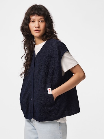 Gilet 'PCKATTY' PIECES en bleu : devant