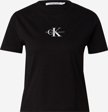 T-shirt Calvin Klein Jeans en noir : devant