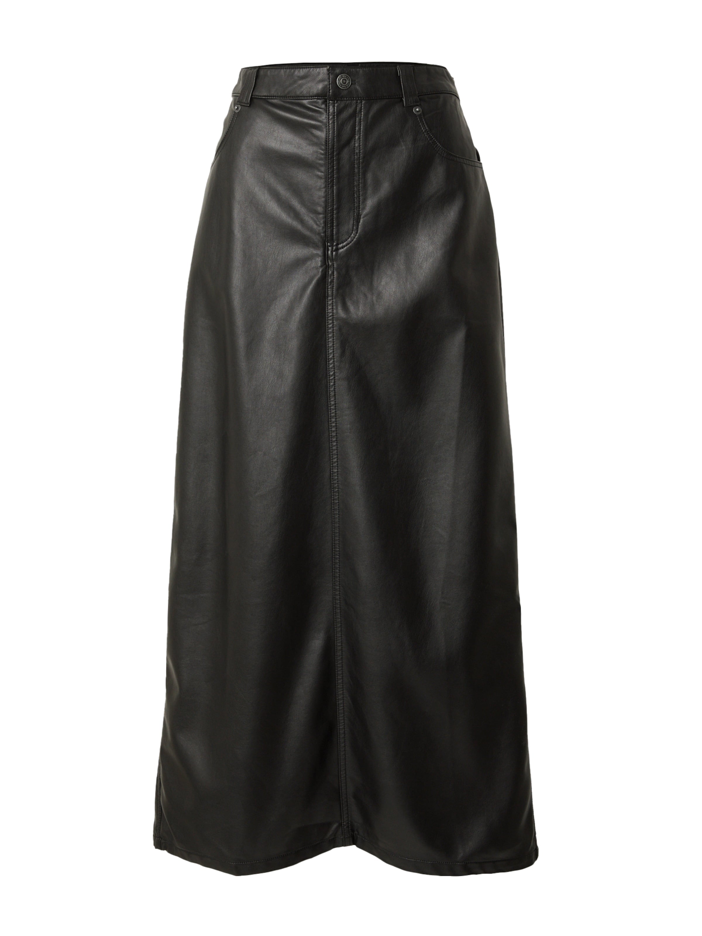 Free People Пола 'Skirt' в черно: отпред