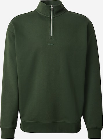 Sweat-shirt 'Durty244' HUGO en vert : devant