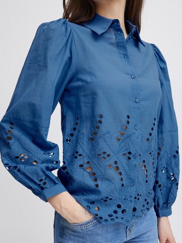 PULZ Jeans - Blusa 'Karla' en azul